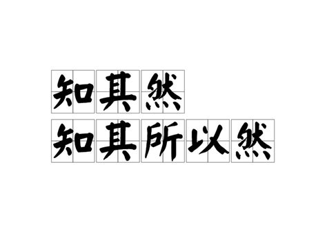 知其然而不知其所以然例子|习近平用典：欲知事物之所以然，与其所当然者而已